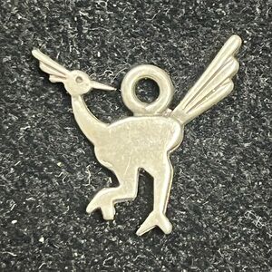 Sterling Silver Roadrunner Charm Pendant